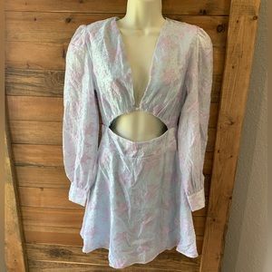 Fore Collection Say Goodbye Mini Dress Front Key Hole Size Small